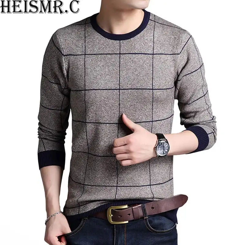 2017 New Autumn Winter Men'S Sweater Men'S Plaid Thick Sweater Mens Slim Fit Brand Knitted Pullovers Male Casual Clothes HJK45
2017 New Autumn Winter Men'S Sweater Men'S Plaid Thick Sweater Mens Slim Fit Brand Knitted Pullovers Male Casual Clothes HJK45