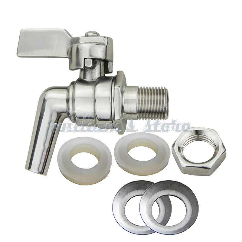 Homebrew Drain Valve Working Pressure 200PSI Sanitary Faucet Drink Faucet Beer Wine Beverage Faucet Beer Keg Tap
Homebrew Drain Valve Working Pressure 200PSI Sanitary Faucet Drink Faucet Beer Wine Beverage Faucet Beer Keg Tap