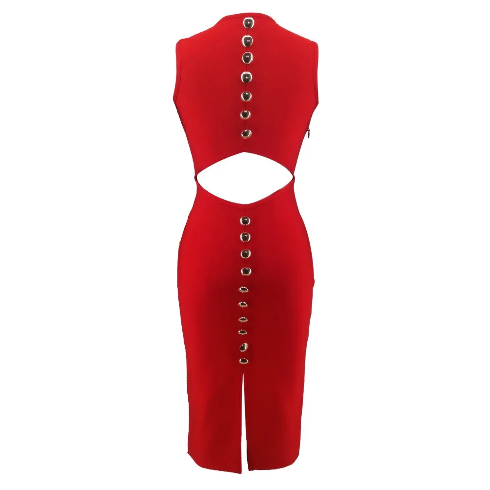 Evening Party Dresses Women Sexy Vestidos Fashion Bandage Dress Sexy Club Celebrity Sleeveless V Neck Clothes Hollow Out
Evening Party Dresses Women Sexy Vestidos Fashion Bandage Dress Sexy Club Celebrity Sleeveless V Neck Clothes Hollow Out