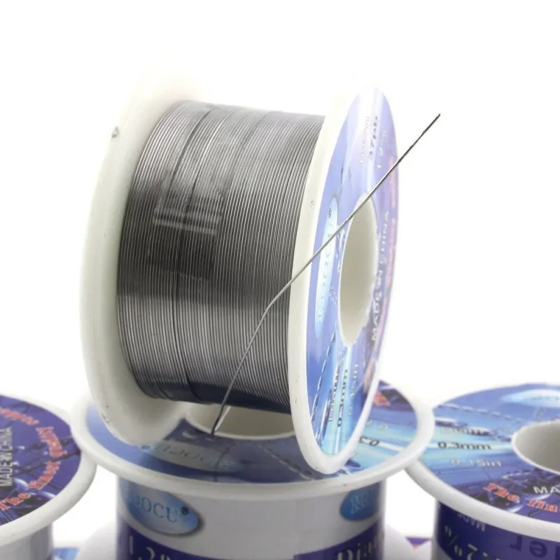 Tin lead Rosin Core Solder Wire 0.3mm 0.4mm 0.5mm 0.6mm 0.8mm 1.0mm 2% Flux Reel Welding line New
Tin lead Rosin Core Solder Wire 0.3mm 0.4mm 0.5mm 0.6mm 0.8mm 1.0mm 2% Flux Reel Welding line New
