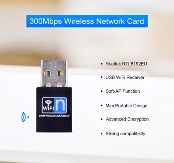 mini usb wireless wifi adapter 300mbps wi-fi receiver 802.11n usb ethernet adapter network card Support Windows Mac for PC
mini usb wireless wifi adapter 300mbps wi-fi receiver 802.11n usb ethernet adapter network card Support Windows Mac for PC