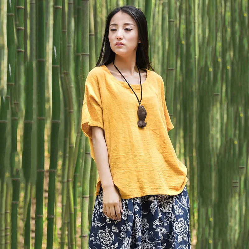 Ethnic Women Cotton Blouse Shirts Plus Size 3XL 4XL 5XL Low High Asymmetrical Hemline Splits Loose Solid Long Tops tunics female
Ethnic Women Cotton Blouse Shirts Plus Size 3XL 4XL 5XL Low High Asymmetrical Hemline Splits Loose Solid Long Tops tunics female