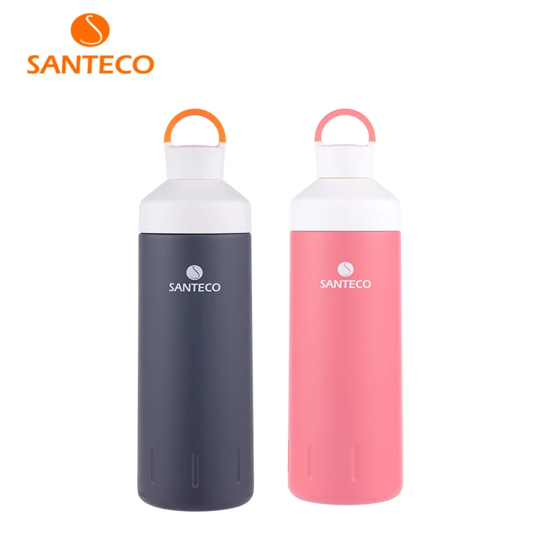 Santeco Ocean Series Vacuum Beverage Bottle Stainless Steel Outdoor Flask Durable BPA free Water Bottle with O-ring Handle 590ml
Santeco Ocean Series Vacuum Beverage Bottle Stainless Steel Outdoor Flask Durable BPA free Water Bottle with O-ring Handle 590ml