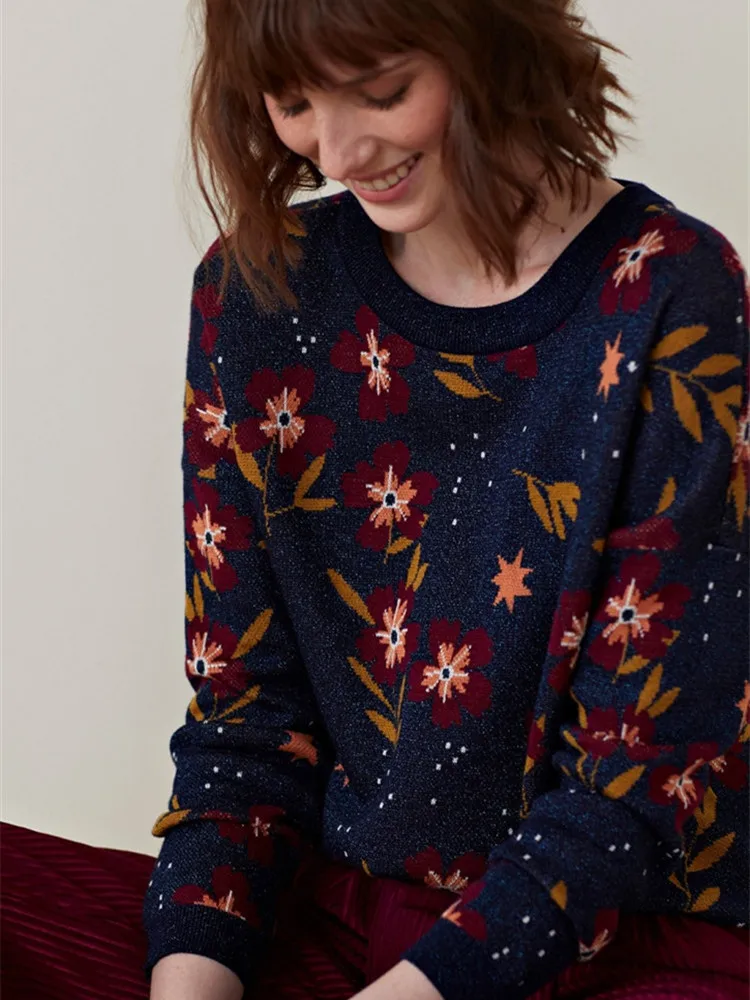 pull femme manche longue Top New 2019 Spring Autumn Loose Casual Brand French Clothing lurex knit sweater
pull femme manche longue Top New 2019 Spring Autumn Loose Casual Brand French Clothing lurex knit sweater