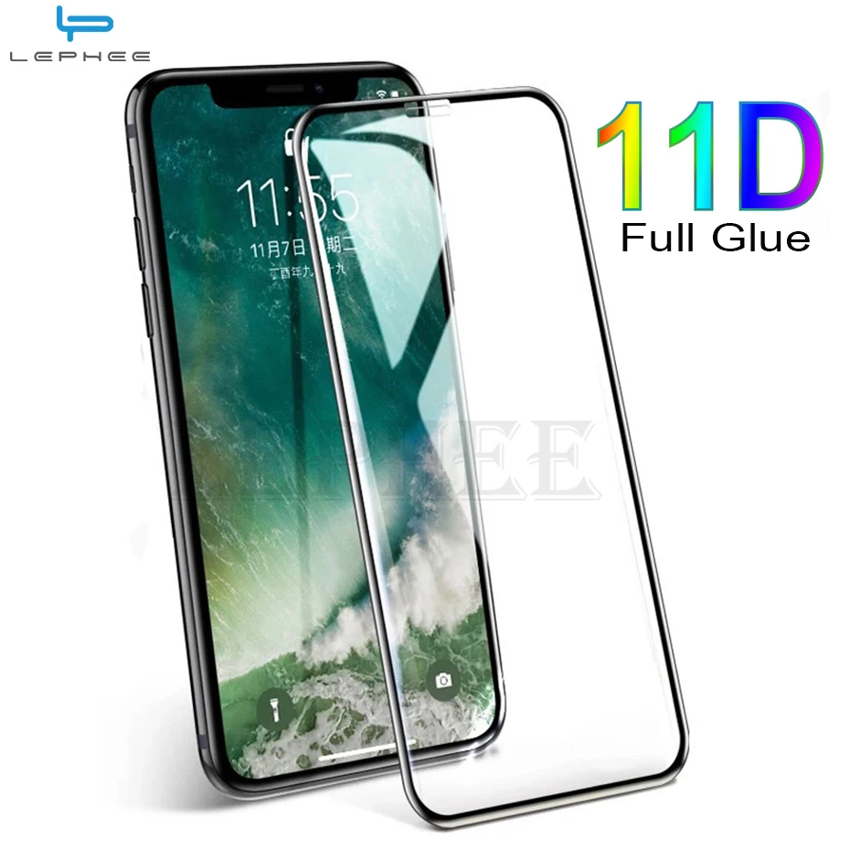 11D Glass on the For iPhone X XS Max XR 7 8 6 6S Plus Screen Protector Full Glue Protective Glass For iPhone XS Max iPhone8 Film
11D Glass on the For iPhone X XS Max XR 7 8 6 6S Plus Screen Protector Full Glue Protective Glass For iPhone XS Max iPhone8 Film