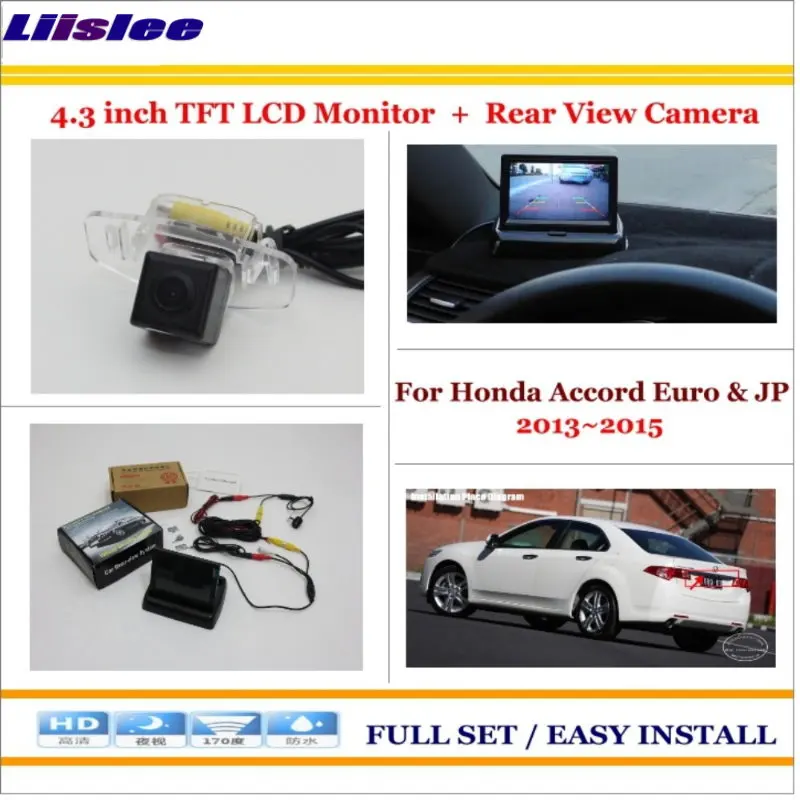 Auto Rear View Camera Back Up + 4.3" LCD Monitor = 2 in 1 Parking Assistance System - For Honda Accord Euro & JP 2013~2015
Auto Rear View Camera Back Up + 4.3" LCD Monitor = 2 in 1 Parking Assistance System - For Honda Accord Euro & JP 2013~2015