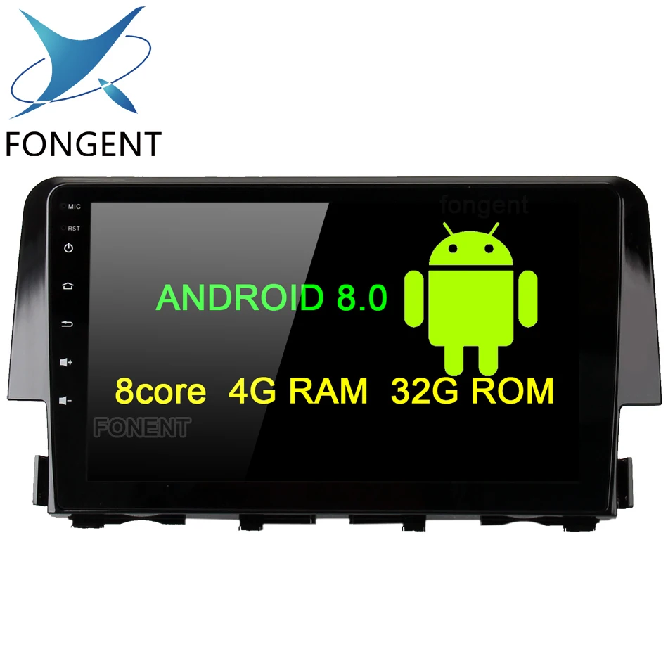 Fongent 9" Android 8.0 Car GPS Radio Player for Honda Civic 2015-2016 with Octa Core 4GB+32GB Auto Multimedia Stereo video 4G
Fongent 9" Android 8.0 Car GPS Radio Player for Honda Civic 2015-2016 with Octa Core 4GB+32GB Auto Multimedia Stereo video 4G
