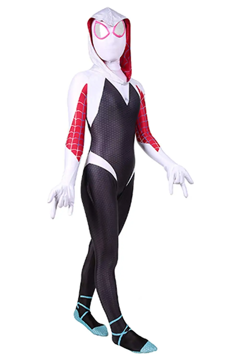 Костюм Человека паука для косплея Гвен Стейси костюм женщин и детей.