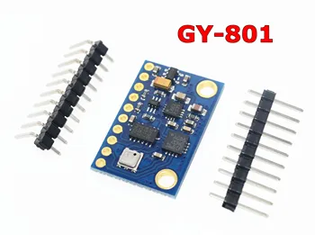GY-801 10DOF 9-Axis Attitude Indicator L3G4200D ADXL345 HMC5883L BMP180 module Replace BMP085
GY-801 10DOF 9-Axis Attitude Indicator L3G4200D ADXL345 HMC5883L BMP180 module Replace BMP085