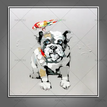 100%Handmade Abstract Wall Art Modern Big Dog and Bird Abstract Decor Vivid Animal Oil Painting On Canvas For Living Room Decor
100%Handmade Abstract Wall Art Modern Big Dog and Bird Abstract Decor Vivid Animal Oil Painting On Canvas For Living Room Decor