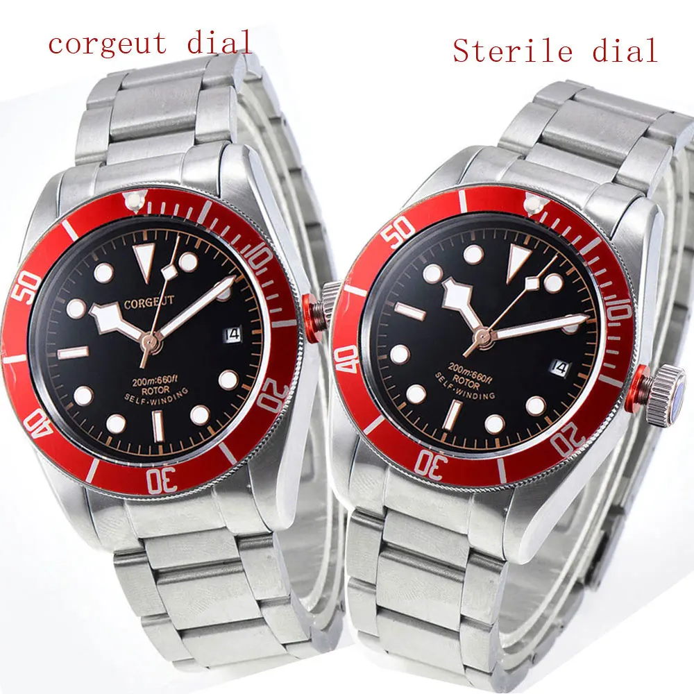 41mm corgeut black dial red bezel Sapphire 12 jewels miyota automatic men Watch
41mm corgeut black dial red bezel Sapphire 12 jewels miyota automatic men Watch