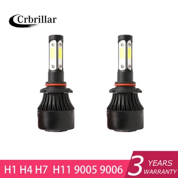 New 4 Side Lumens COB 100W 12000lm H4 Hi lo beam H7 H11 9005 9006 Car LED Headlight Bulbs Auto Led Headlamp LED Light 12v 24v
New 4 Side Lumens COB 100W 12000lm H4 Hi lo beam H7 H11 9005 9006 Car LED Headlight Bulbs Auto Led Headlamp LED Light 12v 24v