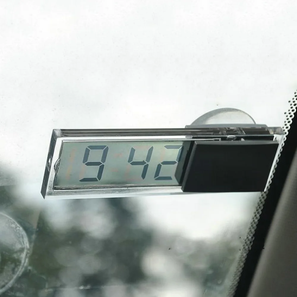 Car stylling Modify HOT Mini Digital Car Electronic Clock Mini Durable Transparent LCD Display Digital With Sucker Universal
Car stylling Modify HOT Mini Digital Car Electronic Clock Mini Durable Transparent LCD Display Digital With Sucker Universal