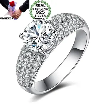 OMHXZJ Wholesale Personality Fashion OL Woman Girl Party Wedding Gift White Luxury AAA Zircon 925 Sterling Silver Ring RN194
OMHXZJ Wholesale Personality Fashion OL Woman Girl Party Wedding Gift White Luxury AAA Zircon 925 Sterling Silver Ring RN194