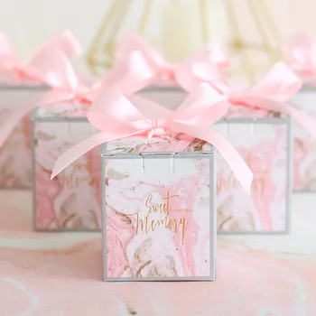 100 X New Pink Regular Rectangle Shape Creative Marble Printing Wedding Party Decor Candy Boxes With Ribbons
100 X New Pink Regular Rectangle Shape Creative Marble Printing Wedding Party Decor Candy Boxes With Ribbons