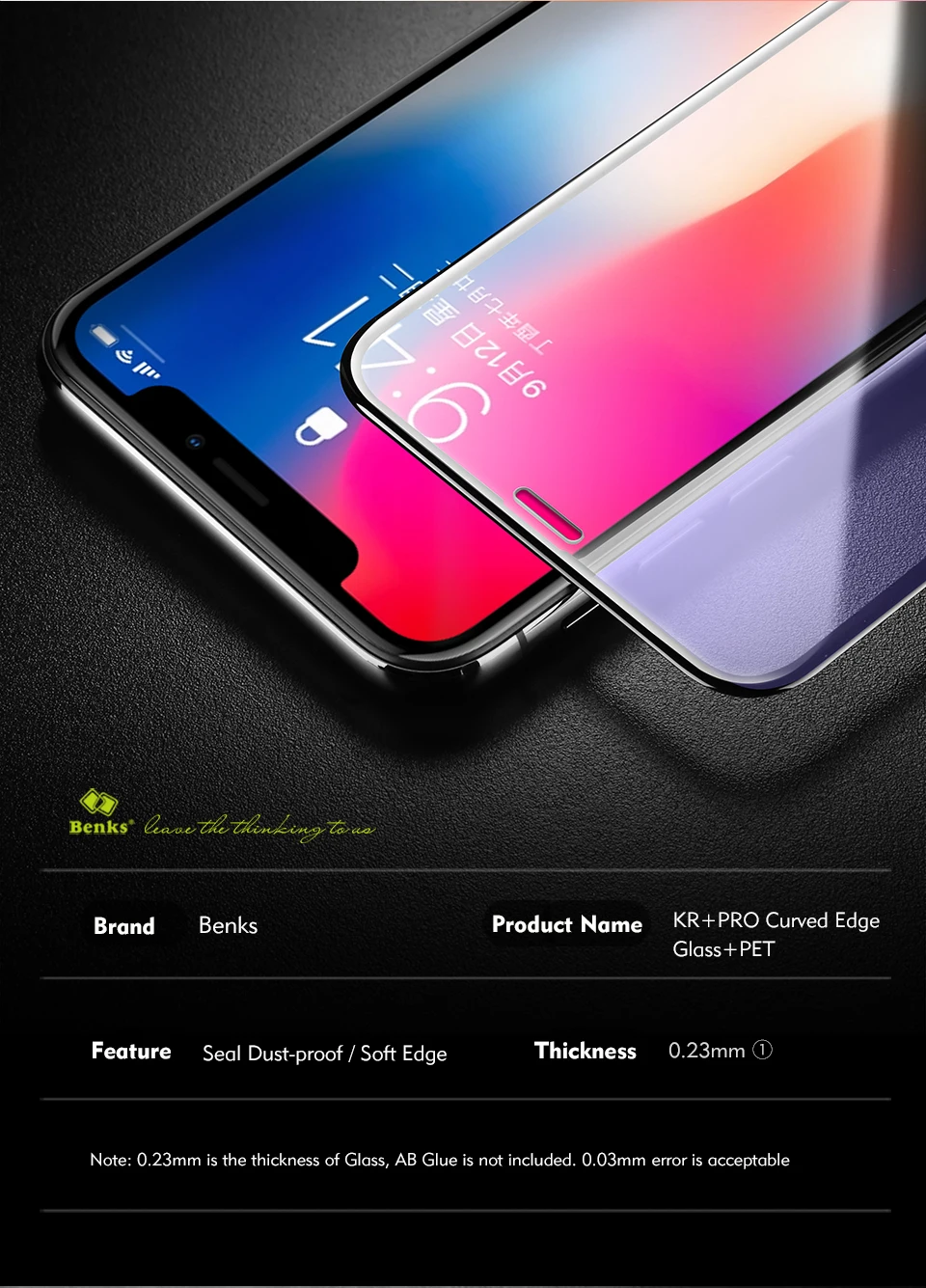 3D Curved Edge Anti Blue Light Glass For iPhone X Screen Protector Exhaust Automatically & & Without Bubbles For iPhone X Glass (12)