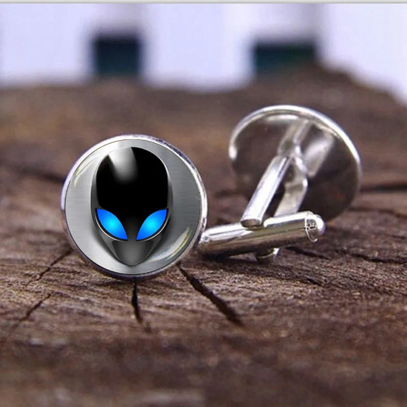 Alien Cufflinks for Mens Jewelry Accessories Space UFO Art Photo Crystal Glass Dome Shirt Cuff Links
Alien Cufflinks for Mens Jewelry Accessories Space UFO Art Photo Crystal Glass Dome Shirt Cuff Links