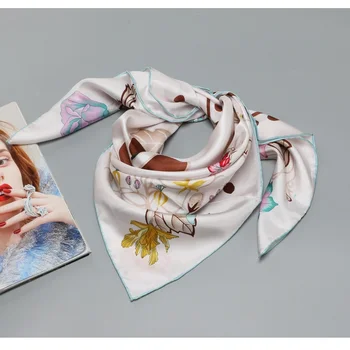 NEW Floral Print 100% Silk Twill Scarf Hijab Foulard Women Large Square Silk Scarf Shawl Wraps 88x88cm
NEW Floral Print 100% Silk Twill Scarf Hijab Foulard Women Large Square Silk Scarf Shawl Wraps 88x88cm