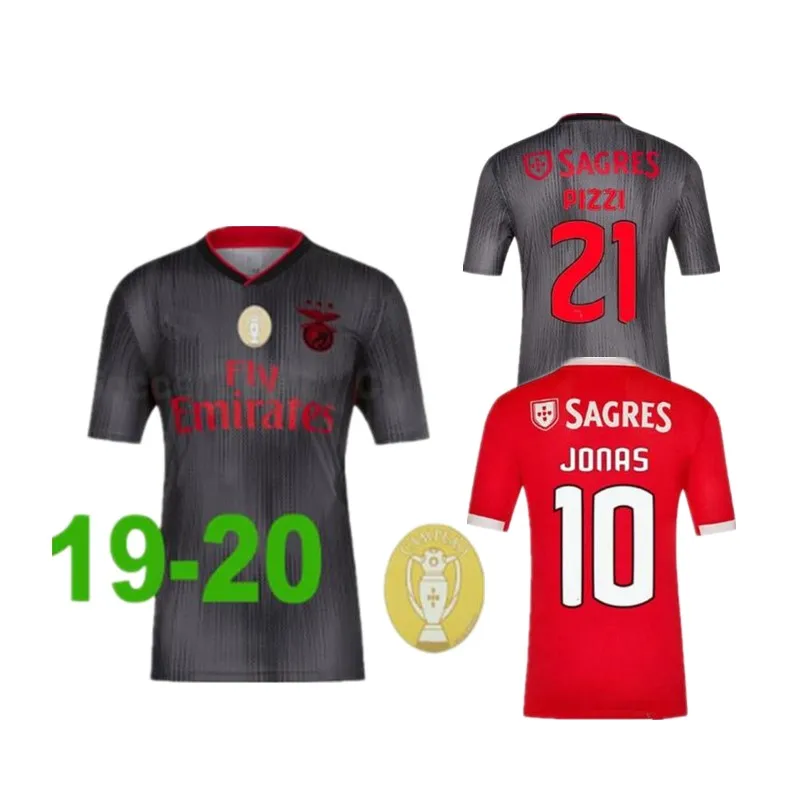 

Tops new 2019 2020 Benfica JONAS soccer jersey 19 20 HOME AWAY JOAO FELIX RAFA Pizzi Salvio Raul Jimenez GRIMALDO football shirt