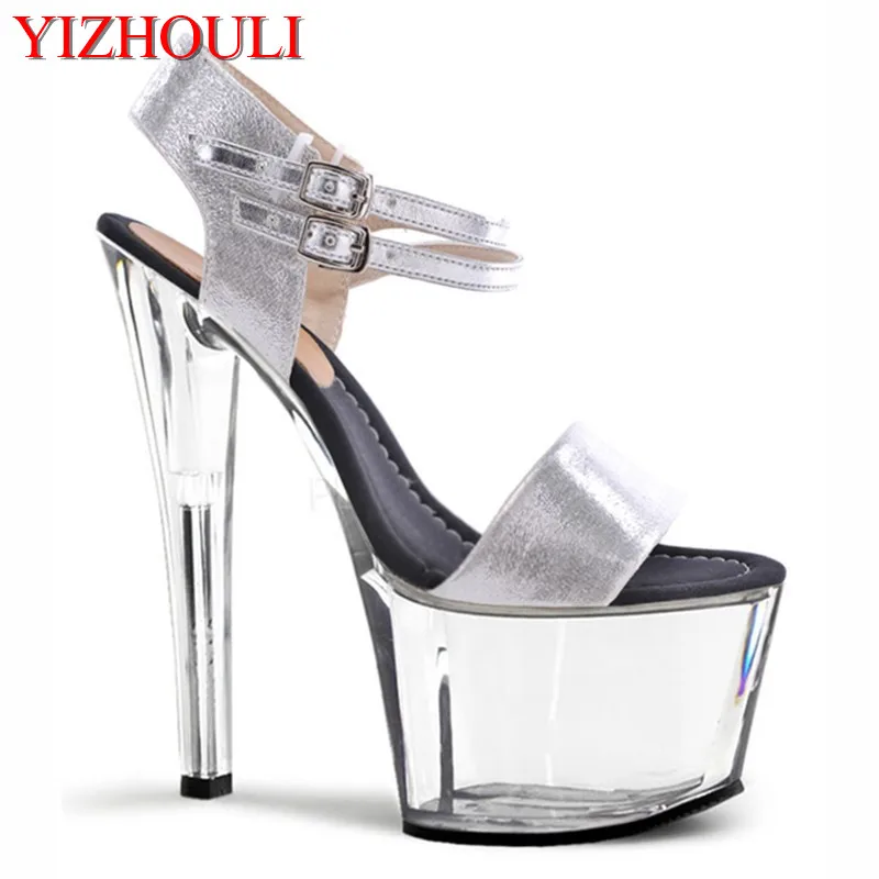 Sexy fashion sandals with the size of the crystal shoes handmade crystal high heels 17cm
Sexy fashion sandals with the size of the crystal shoes handmade crystal high heels 17cm