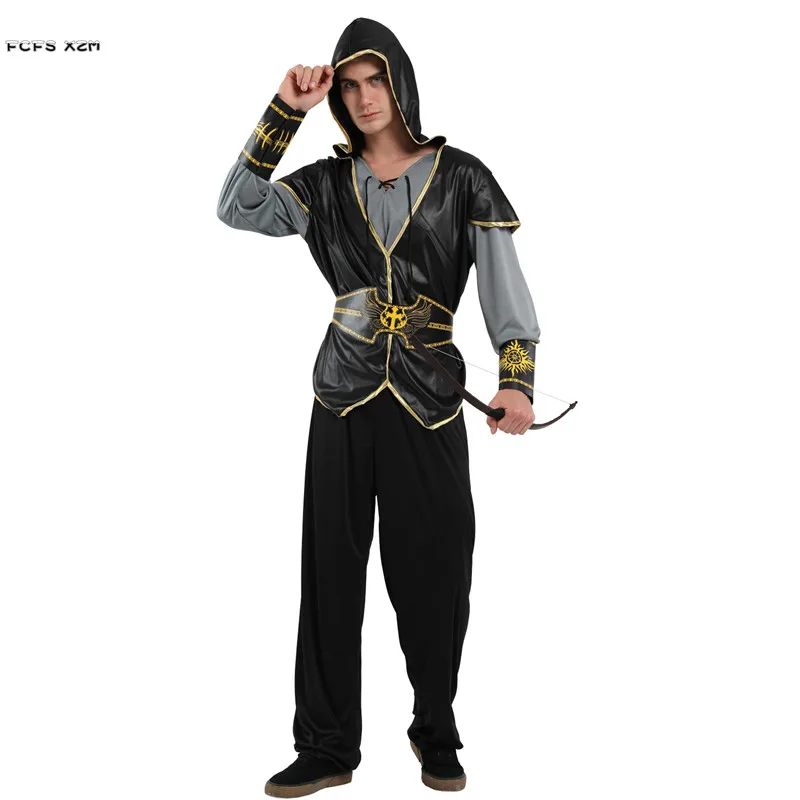 Halloween Hunter Archer Costumes for Men Warrior Crusaders Cosplays Carnival Purim Parade Nightclub Bar Masquerade Party Dress
Halloween Hunter Archer Costumes for Men Warrior Crusaders Cosplays Carnival Purim Parade Nightclub Bar Masquerade Party Dress