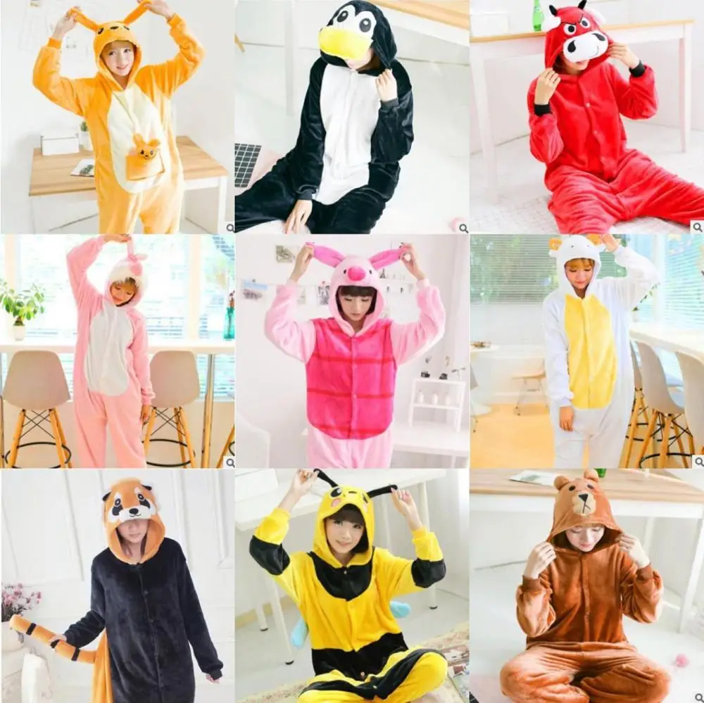 Women Men Onesie Costume Halloween Monster Sullivan Brown Bear Bunny Pajama Funny Suit Adult Cartoon Soft Warm Sleepwear Wimter
Women Men Onesie Costume Halloween Monster Sullivan Brown Bear Bunny Pajama Funny Suit Adult Cartoon Soft Warm Sleepwear Wimter