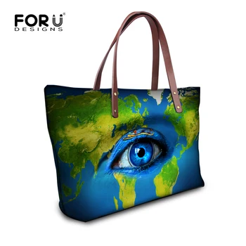 FORUDESIGNS Eyes Printing Women Shoulder Bag Girls Casual Women's Travel Blue Earth Pattern Bags Female Top Handle Crossbody Bag
FORUDESIGNS Eyes Printing Women Shoulder Bag Girls Casual Women's Travel Blue Earth Pattern Bags Female Top Handle Crossbody Bag