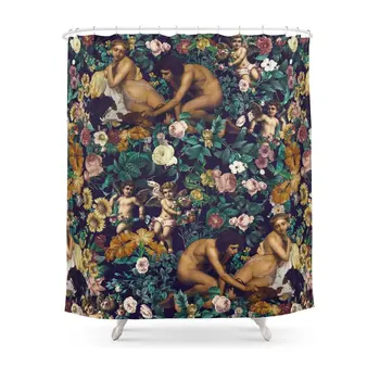 Young Greeks And Floral Pattern Shower Curtain Set Waterproof Polyester Fabric Bath Curtain For Bathroom With Non-slip Floor Mat
Young Greeks And Floral Pattern Shower Curtain Set Waterproof Polyester Fabric Bath Curtain For Bathroom With Non-slip Floor Mat
