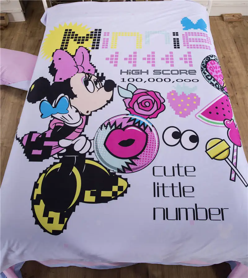 orchid color minnie mouse bedding set for girl's home decor cartoon comforters cotton twin full queen size bed quilt/duvet cover
orchid color minnie mouse bedding set for girl's home decor cartoon comforters cotton twin full queen size bed quilt/duvet cover
