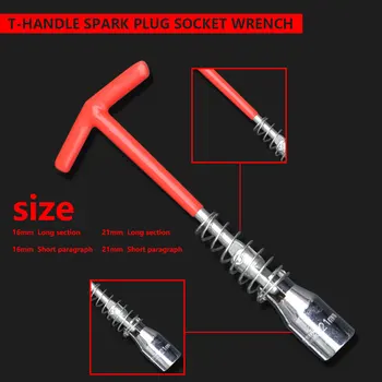 Hand Tool 16/21mm Remover Installer T-Handle Universal Joint Spark Plug Socket Wrench
Hand Tool 16/21mm Remover Installer T-Handle Universal Joint Spark Plug Socket Wrench