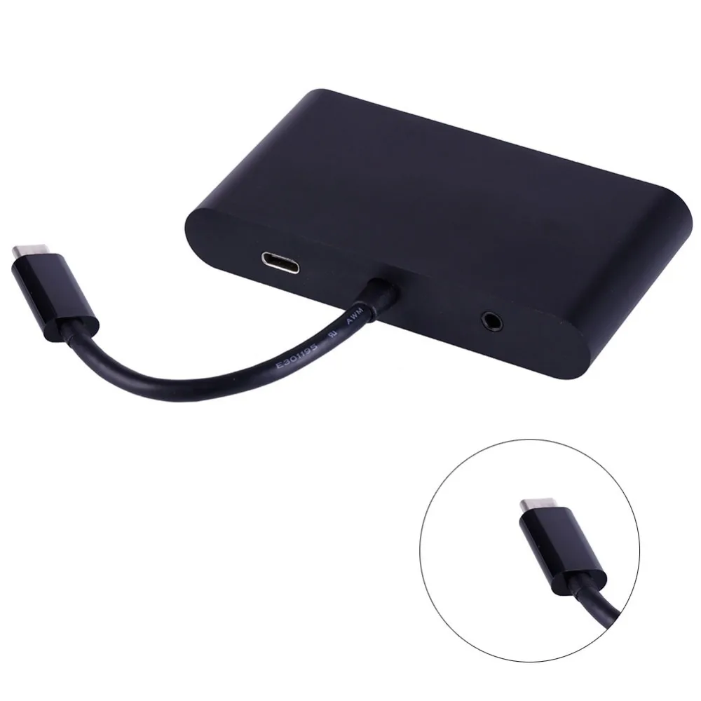 USB Type C Multiport 5in1 Adapter Type-C To HDMI + VGA + USB3.0 +3.5mm + Gigabit Ethnernet #273660
USB Type C Multiport 5in1 Adapter Type-C To HDMI + VGA + USB3.0 +3.5mm + Gigabit Ethnernet #273660