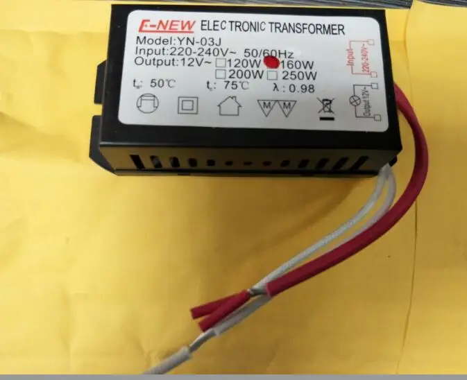 Mew G104 New 160W 220V Halogen Light LED Driver Power Supply Converter Electronic Transformer
Mew G104 New 160W 220V Halogen Light LED Driver Power Supply Converter Electronic Transformer