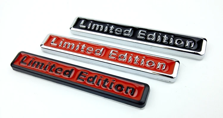 2 Pieces Chrome Metal Limited Edition Car Trunk Tail Emblem Sticker Decoration 3D LIMITED EDITIO Car Exterior Logo Accessory
2 Pieces Chrome Metal Limited Edition Car Trunk Tail Emblem Sticker Decoration 3D LIMITED EDITIO Car Exterior Logo Accessory