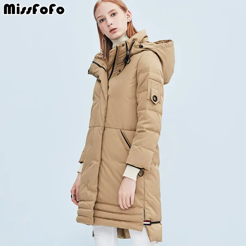 MissFoFo 2018 New Women's Duck Down Wide-waisted Thick Zippers Pockets Long Women's Coat Size S-XXL Warm And Comfortable
MissFoFo 2018 New Women's Duck Down Wide-waisted Thick Zippers Pockets Long Women's Coat Size S-XXL Warm And Comfortable