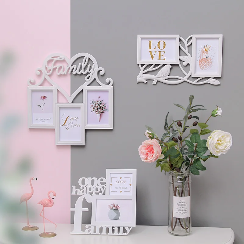 Nordic style frame combination 6 inch heart-shaped photo frame wedding dress hanging wall multi-frame whole kids photo frame
Nordic style frame combination 6 inch heart-shaped photo frame wedding dress hanging wall multi-frame whole kids photo frame