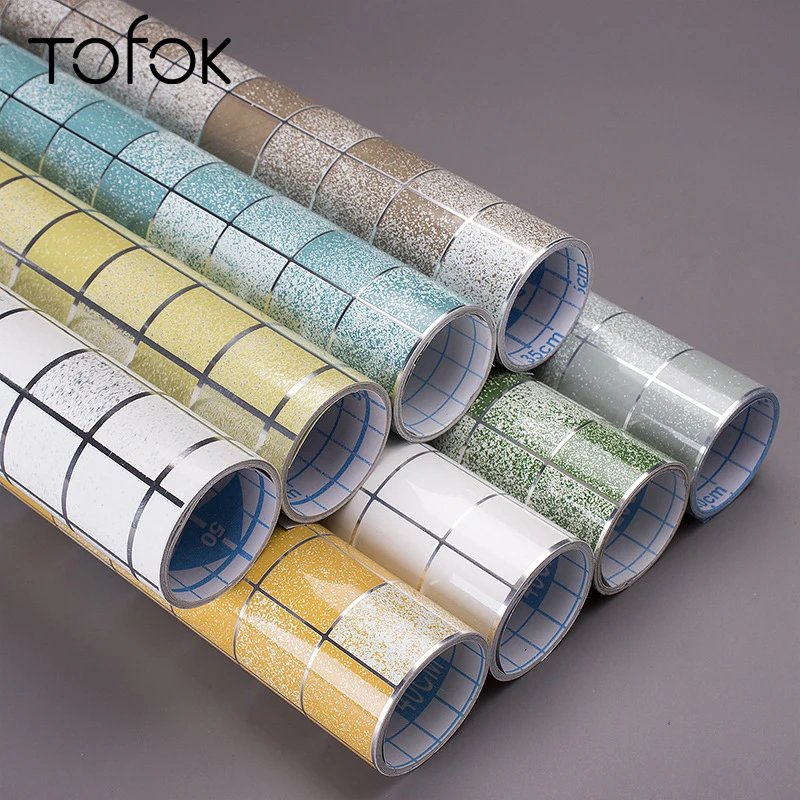 Tofok PET 2M Kitchen Anti-oil Tile Sticker Waterproof Heat-resistance Self-adhesive Wallpaper Household Anti-Greasy Dirt Decals
Tofok PET 2M Kitchen Anti-oil Tile Sticker Waterproof Heat-resistance Self-adhesive Wallpaper Household Anti-Greasy Dirt Decals