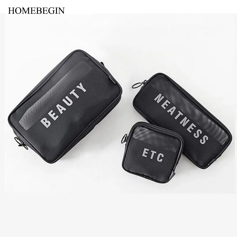 HOMEBEGIN New Black Multiple Use Transparent Net Toiletry Kits Storage Pouch Portable Women Makeup Tool Case Travel Cosmetic Bag
HOMEBEGIN New Black Multiple Use Transparent Net Toiletry Kits Storage Pouch Portable Women Makeup Tool Case Travel Cosmetic Bag