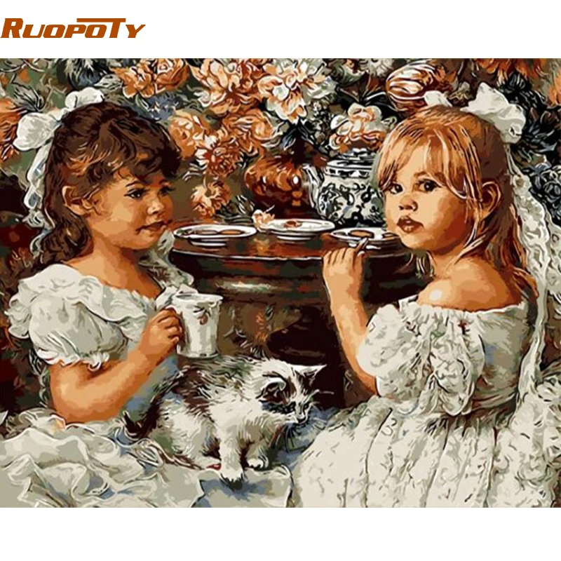 RUOPOTY Frame Girls DIY Painting By Number Figure Modern Handpainted Oil Painting Acrylic Paint By Numbers For Home Decor 40x50
RUOPOTY Frame Girls DIY Painting By Number Figure Modern Handpainted Oil Painting Acrylic Paint By Numbers For Home Decor 40x50