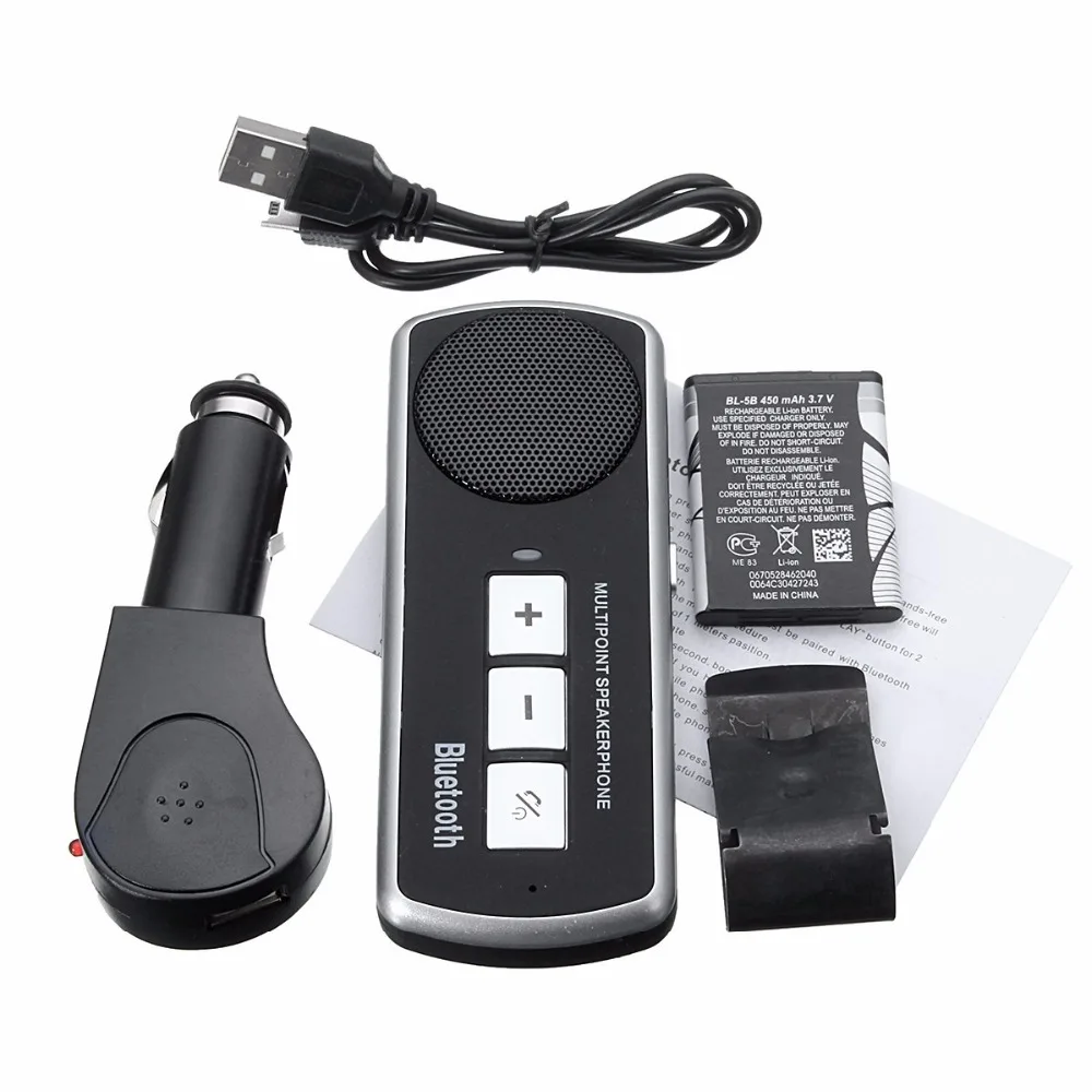 Speakerphone Bluetooth 3.0 Car USB Multipoint Speaker for Cell Phone Hand free Kit Car Kit Speakerphone for Cell Phone
Speakerphone Bluetooth 3.0 Car USB Multipoint Speaker for Cell Phone Hand free Kit Car Kit Speakerphone for Cell Phone