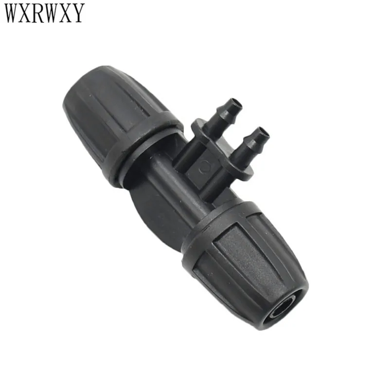 Irrigation 8/11 to 4/7 reducing tee barb 4 Way Hose Thread Lock Barbed Connector Micro Watering System Splitters 4pcs
Irrigation 8/11 to 4/7 reducing tee barb 4 Way Hose Thread Lock Barbed Connector Micro Watering System Splitters 4pcs