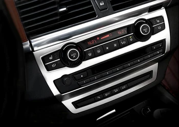 Car Styling 2pcs Stainless Steel Silver Interior Dashboard Middle Control Panel Cover Decoration Trim For BMW X6 E71 2009-2014
Car Styling 2pcs Stainless Steel Silver Interior Dashboard Middle Control Panel Cover Decoration Trim For BMW X6 E71 2009-2014