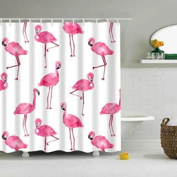 New Colorful Shower Curtain Eco-friendly Flamingo Plant Flower Pattern Curtain 100% Polyester Fiber Bath Decor Shower Curtain
New Colorful Shower Curtain Eco-friendly Flamingo Plant Flower Pattern Curtain 100% Polyester Fiber Bath Decor Shower Curtain
