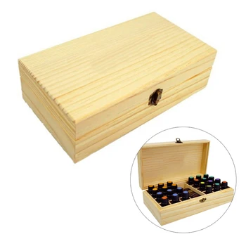 25 Slots Wooden Essential Oils Storage Box Case Holder Aromatherapy Bottles Storage Store Wood Display Stand 27x15x8cm Oil Box
25 Slots Wooden Essential Oils Storage Box Case Holder Aromatherapy Bottles Storage Store Wood Display Stand 27x15x8cm Oil Box