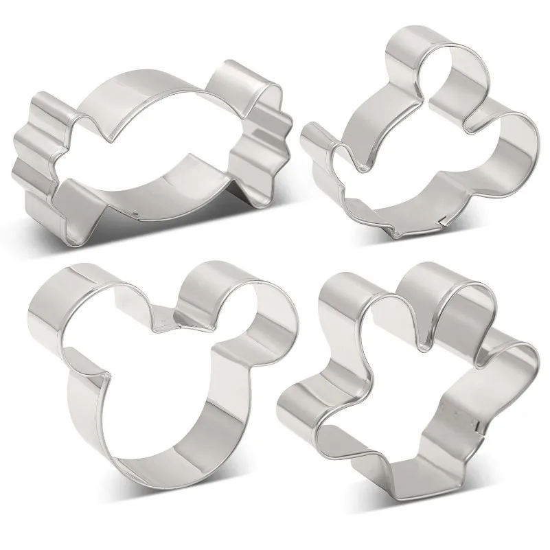 KENIAO Mickey Mouse Cookie Cutters Set for Kids- 4 Piece - Mickey Mouse Ears, Mickey Side Face, Palm and Candy - Stainless Steel
KENIAO Mickey Mouse Cookie Cutters Set for Kids- 4 Piece - Mickey Mouse Ears, Mickey Side Face, Palm and Candy - Stainless Steel