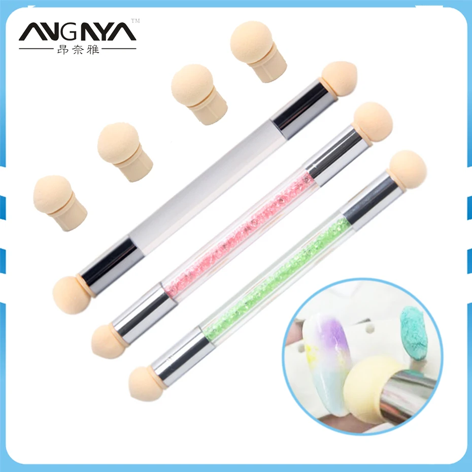 1Pcs Nail Sponge Brush UV Gel Painting Nail Gradient Shading Pen Nail Art Sponge Brush with 6 Sponge Head FreeShipping 3 Colors
1Pcs Nail Sponge Brush UV Gel Painting Nail Gradient Shading Pen Nail Art Sponge Brush with 6 Sponge Head FreeShipping 3 Colors