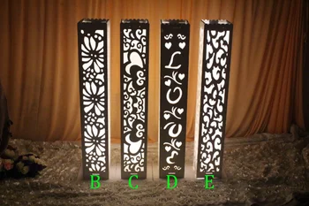 4pcs/lot Wedding carved pillar wedding stand LED light wedding t-road column PVC expansion sheet table centerpieces
4pcs/lot Wedding carved pillar wedding stand LED light wedding t-road column PVC expansion sheet table centerpieces
