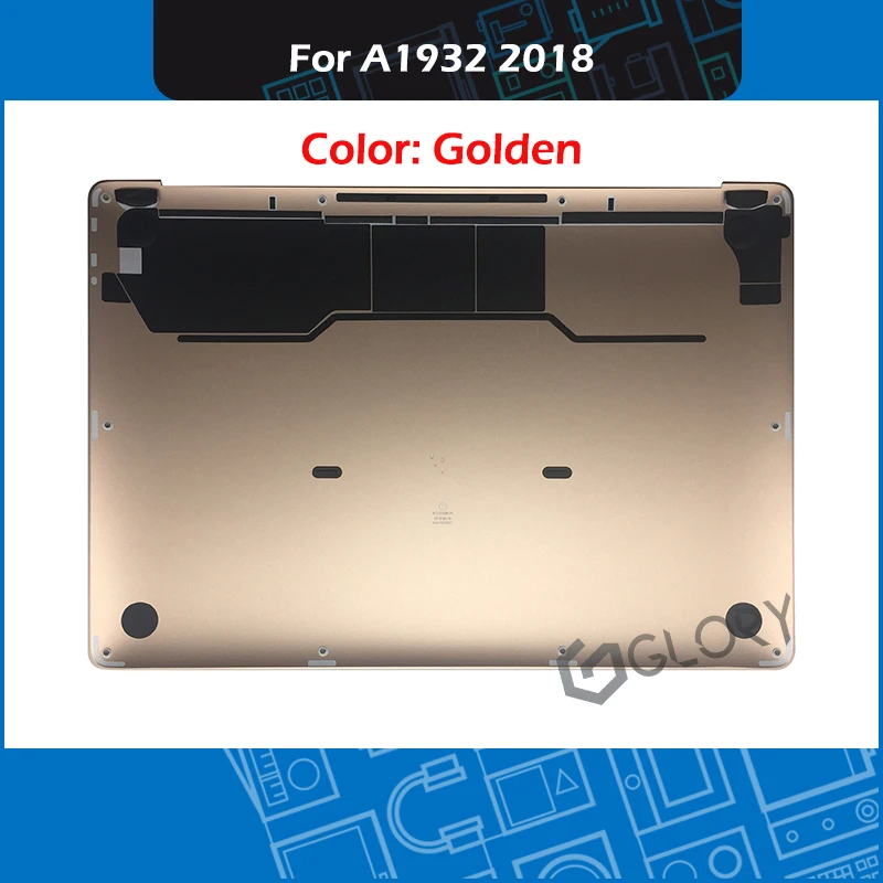 Golden Laptop Bottom Cover for Macbook Air Retina 13" A1932 Bottom Case Replacement 2018 Year EMC 3184
Golden Laptop Bottom Cover for Macbook Air Retina 13" A1932 Bottom Case Replacement 2018 Year EMC 3184