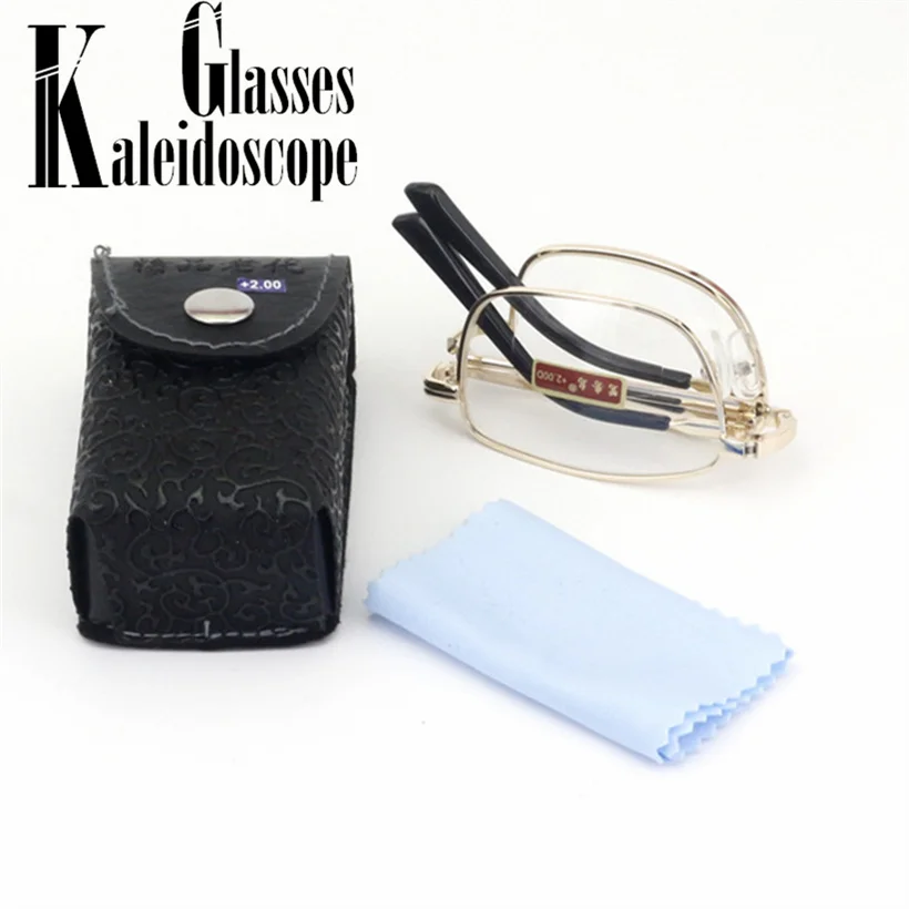 Unisex Folding Reading Glasses Men Portable Bifocal Diopter Glasses Women Metal Presbyopic Eyeglasses +1.5+2.0+2.5+ 3.0+3.5
Unisex Folding Reading Glasses Men Portable Bifocal Diopter Glasses Women Metal Presbyopic Eyeglasses +1.5+2.0+2.5+ 3.0+3.5