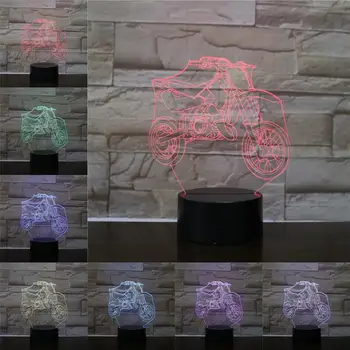 3D Night Light Table Lamp Motorcycle 3D Illusion Lighting Flashlight Cool Led Lights Bulb Gifts for Kids Friends Fans Souvenir
3D Night Light Table Lamp Motorcycle 3D Illusion Lighting Flashlight Cool Led Lights Bulb Gifts for Kids Friends Fans Souvenir