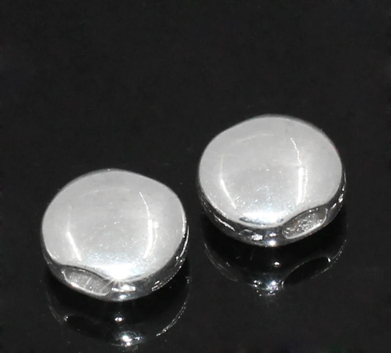 DoreenBeads Zinc metal alloy Spacer Beads Flat Round Silver color About 14mmx12mm,Hole:Approx 4.3mmx2.3mm,3 PCs
DoreenBeads Zinc metal alloy Spacer Beads Flat Round Silver color About 14mmx12mm,Hole:Approx 4.3mmx2.3mm,3 PCs